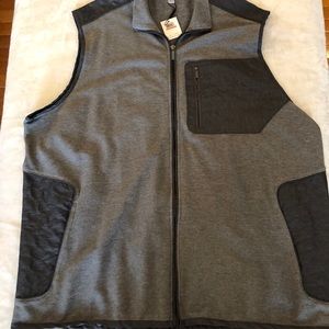 Calvin Klein logo vest med. grey big man